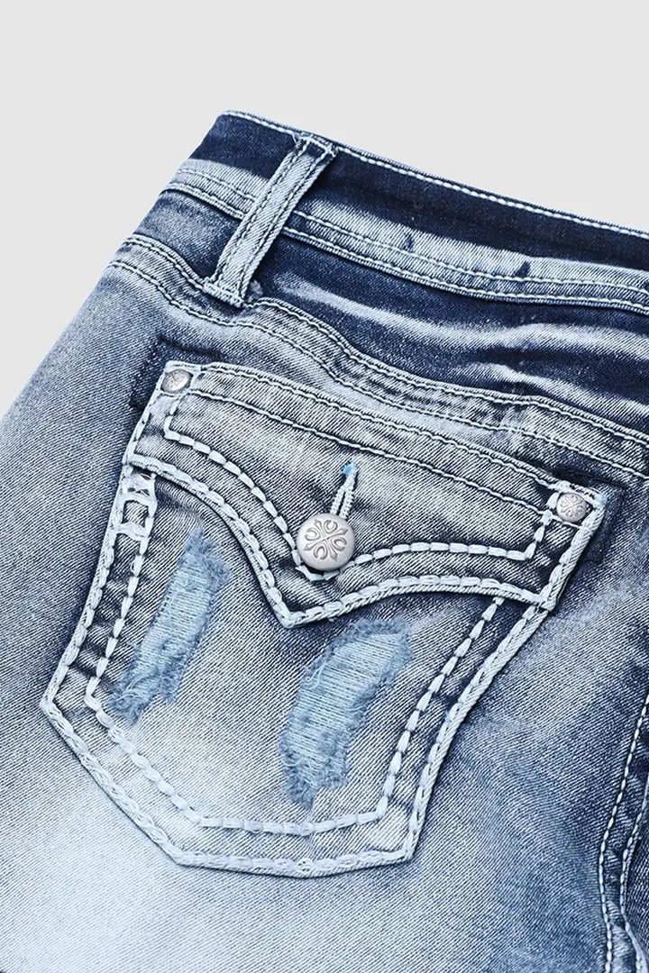 Elsie | Dames Denim Korte