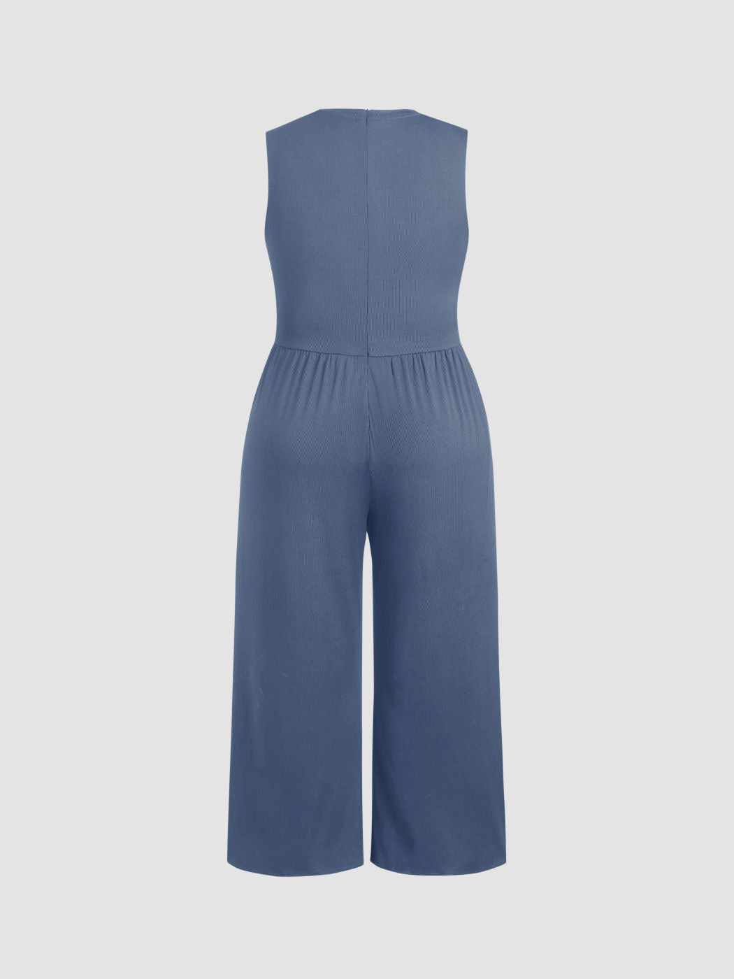 Brooklyn - Effen mouwloze jumpsuit