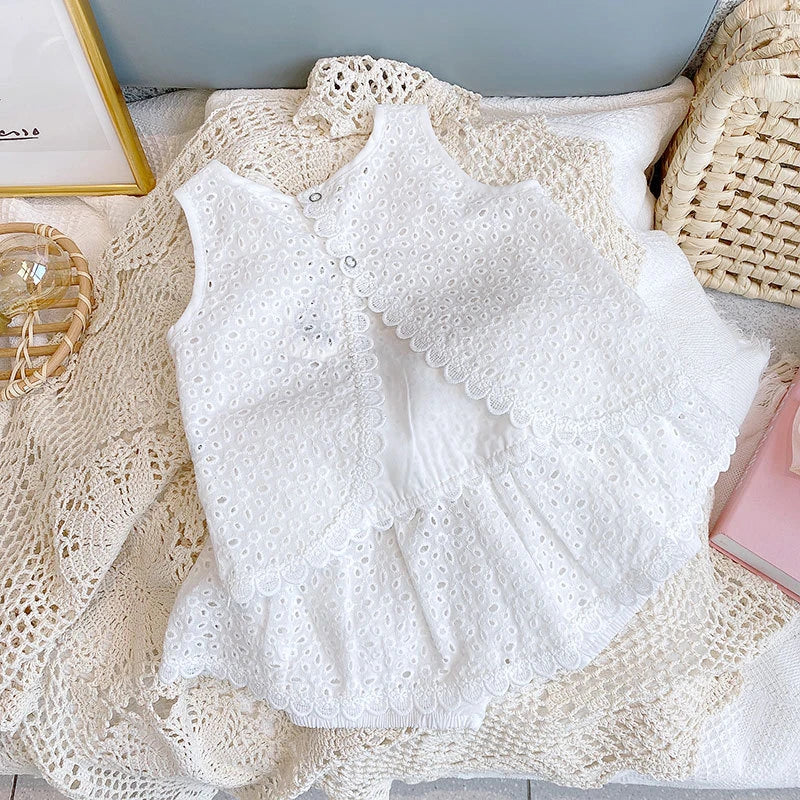 Lila - Baby Casual Mouwloos Set