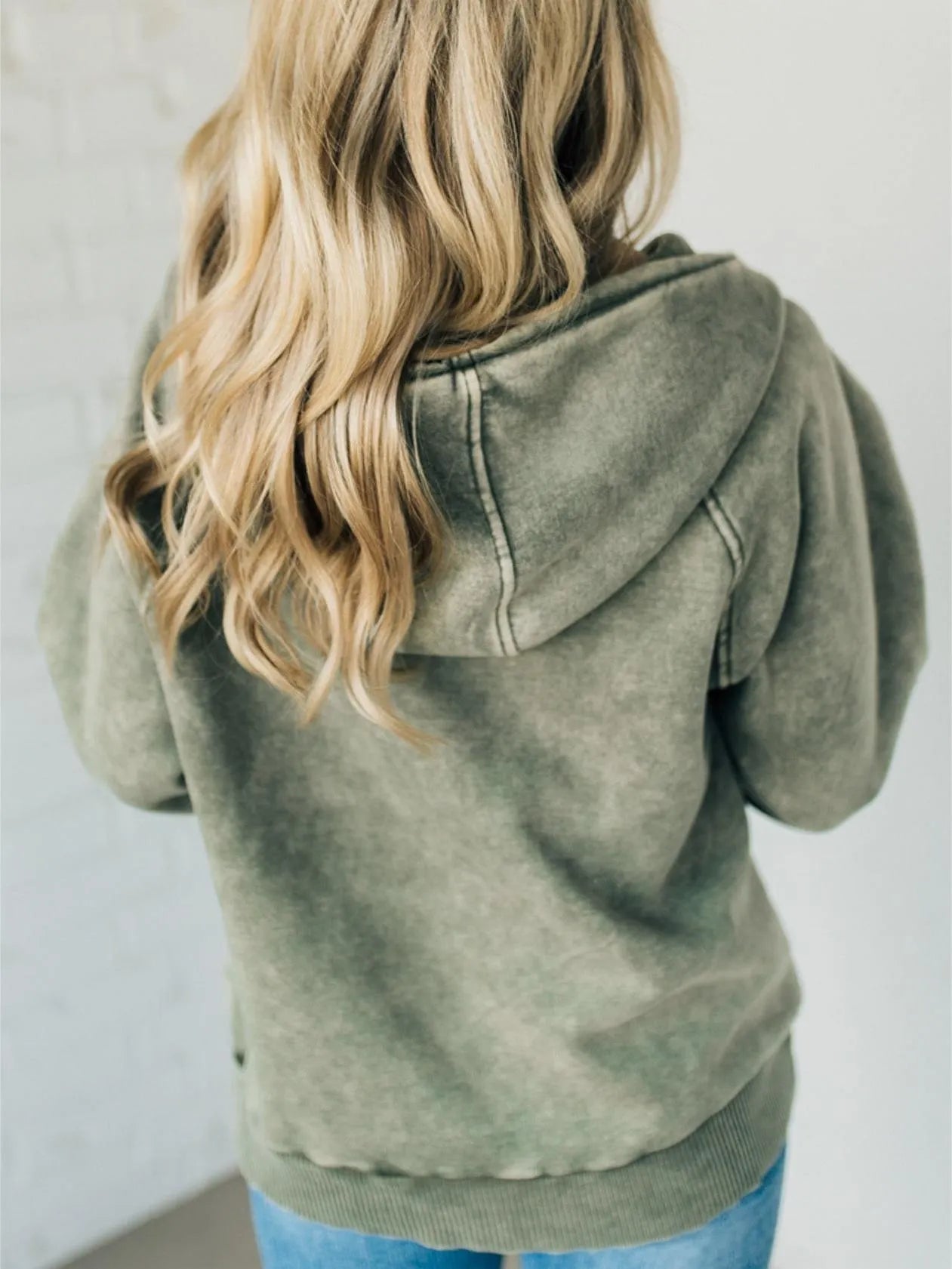 Arden | Dames Hoodie met halve rits