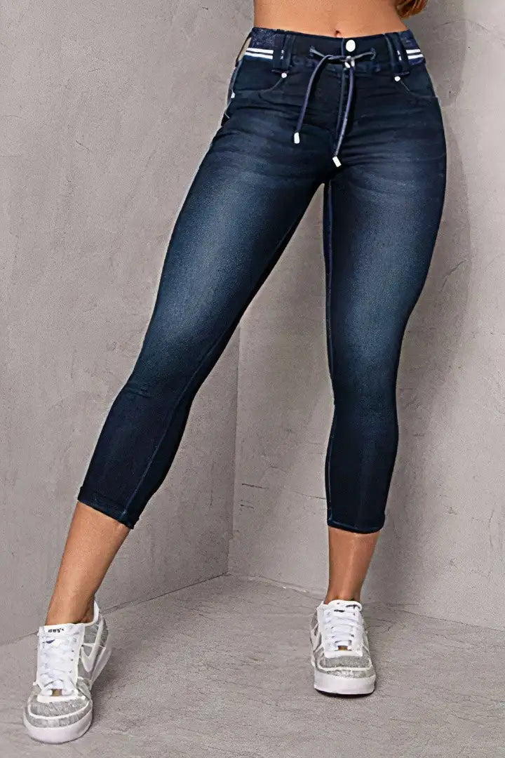 Quinn | Dames Jeans met koord